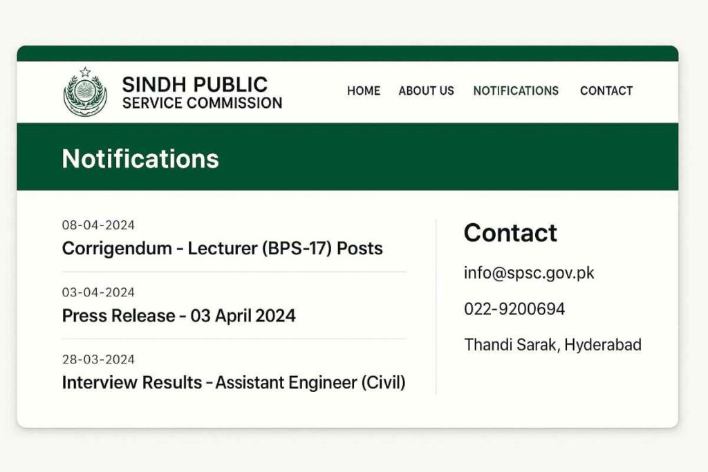 SPSC News, SPSC Notifications, SPSC Updates