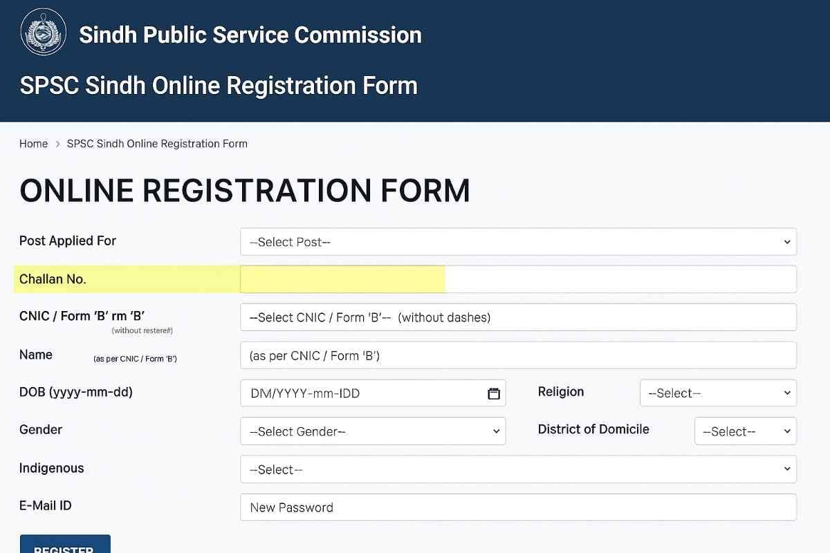 SPSC Online, SPSC apply online